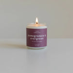 Pomegranate & Evergreen Soy Wax Candle