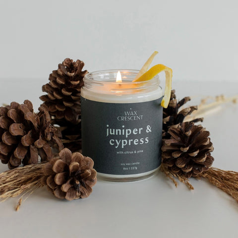 Juniper & Cypress Soy Wax Candle